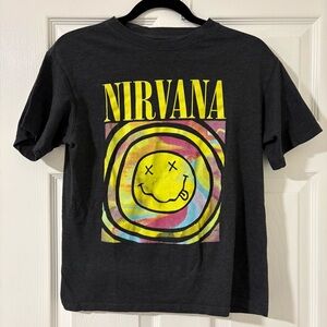 Unisex Men’s Women’s Nirvana Black T-Shirt Size Small
